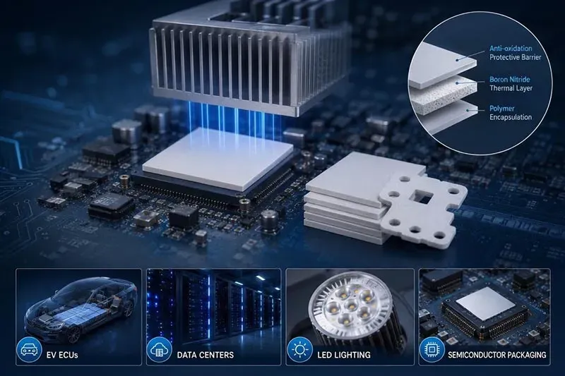 Anti-oxidation Boron Nitride Thermal Conductive Sheet Anti-oxidation Boron Nitride Thermal Conductive Sheet